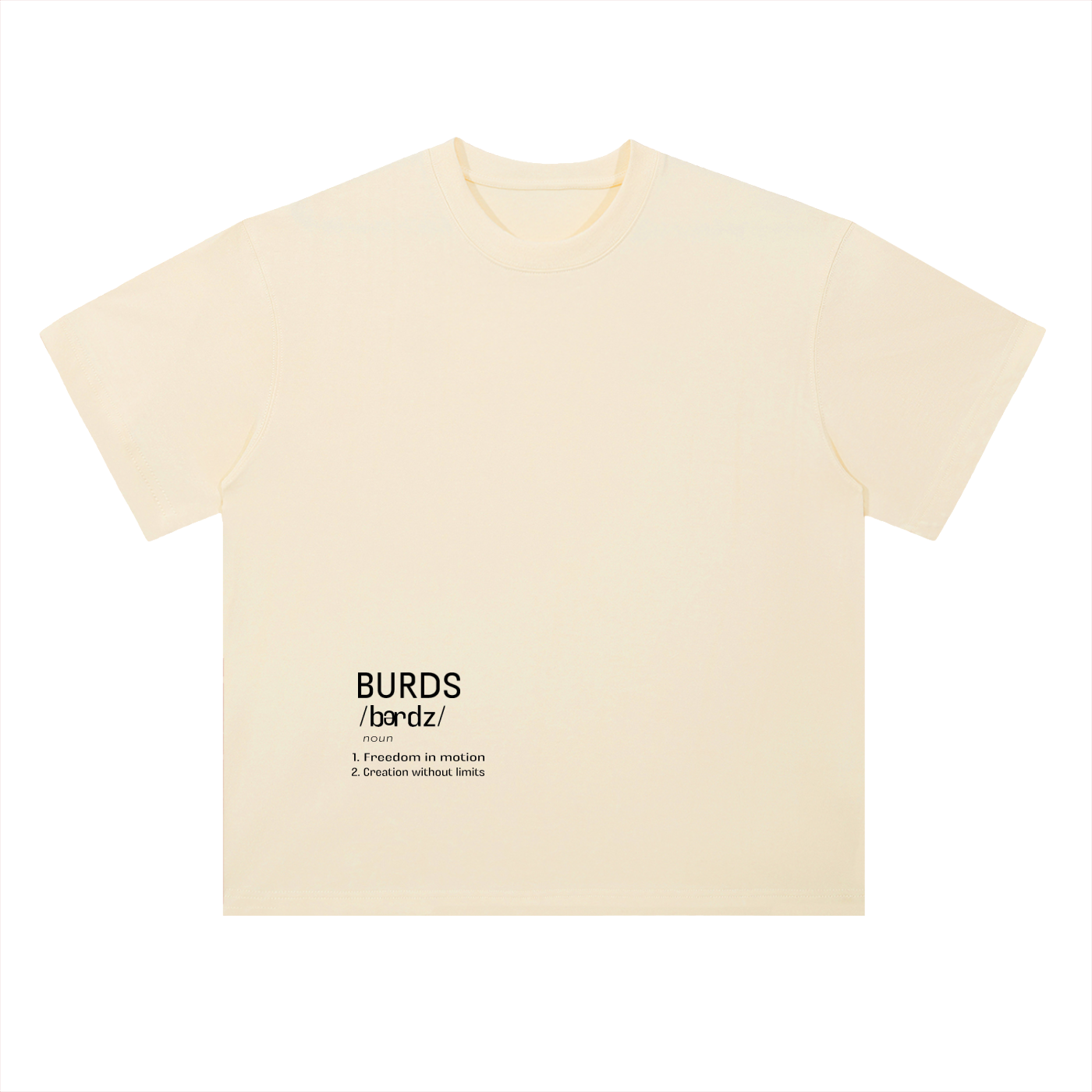 Heavyweight Drop Shoulder Cotton T-Shirt