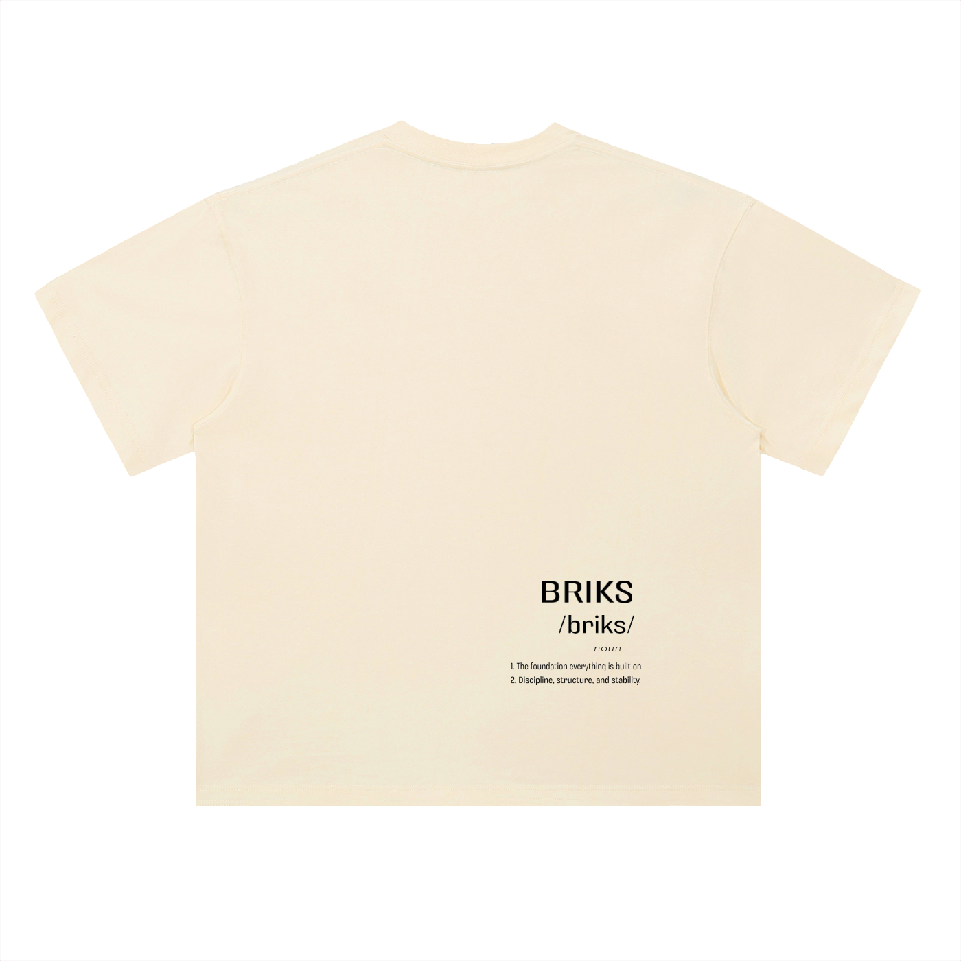 Heavyweight Drop Shoulder Cotton T-Shirt
