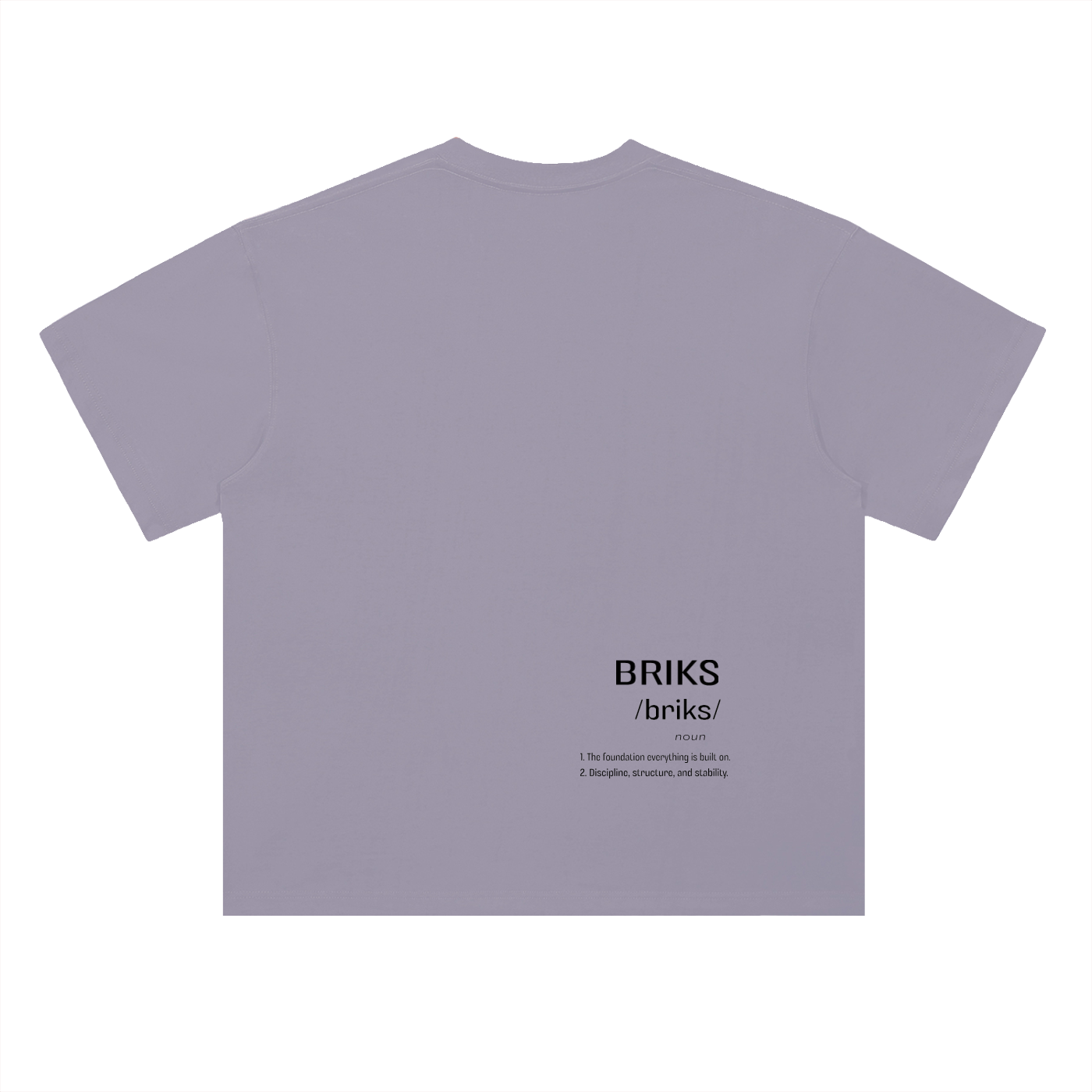 Heavyweight Drop Shoulder Cotton T-Shirt